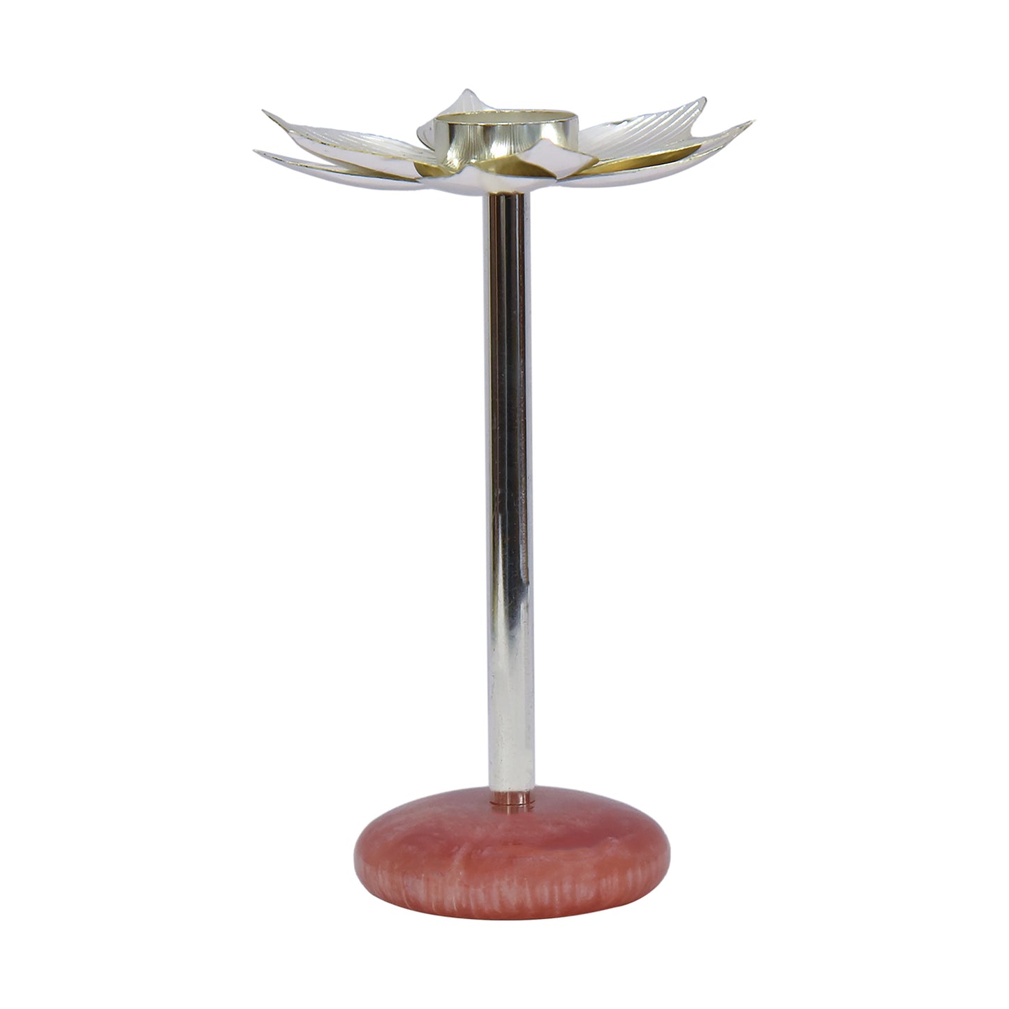 SET OF 3 Metal Candle Stand with Resin Base