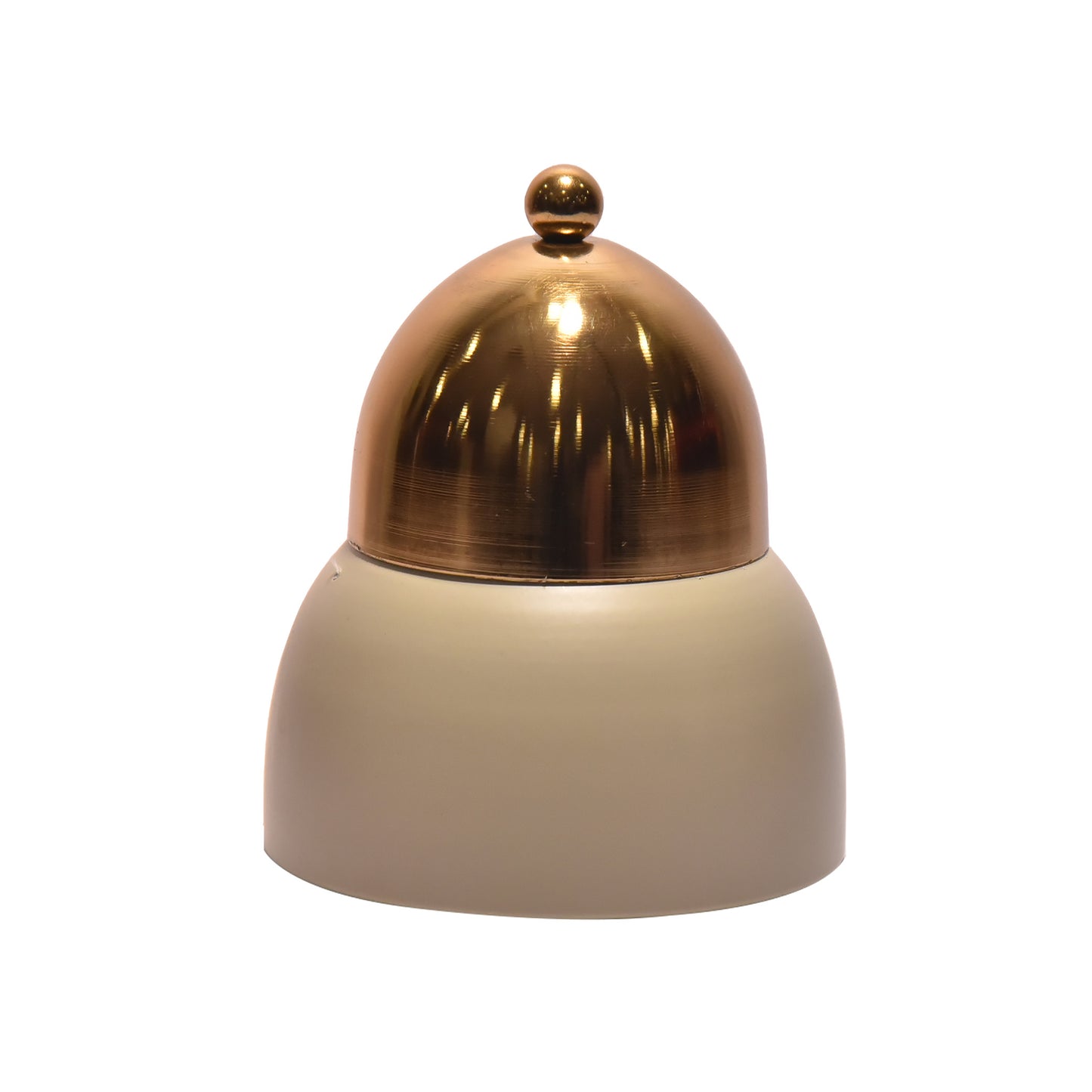 HANDCRAFTED METAL JAR WITH LID (DOME)