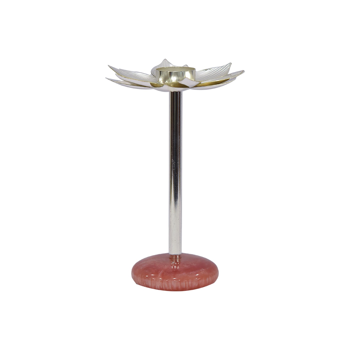 SET OF 3 Metal Candle Stand with Resin Base